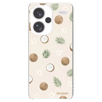 Picasee silikonska prozirna maskica za Xiaomi Redmi Note 13 Pro+ 5G - Coconut Breeze