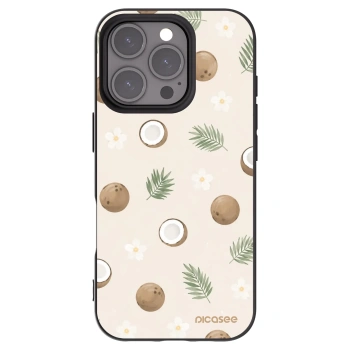 Picasee crna silikonska maskica za Apple iPhone 16 Pro - Coconut Breeze