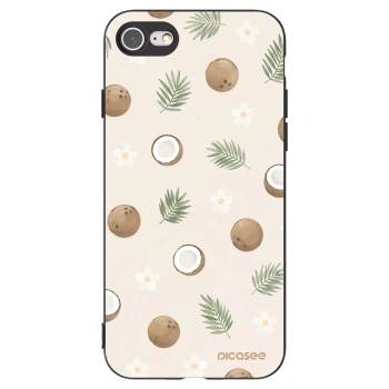 Picasee crna silikonska maskica za Apple iPhone 8 - Coconut Breeze