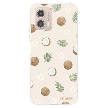 Picasee silikonska prozirna maskica za Motorola Moto G53 5G - Coconut Breeze