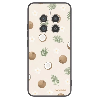Picasee crna silikonska maskica za Realme 12 Pro 5G - Coconut Breeze