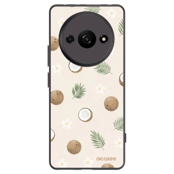 Picasee crna silikonska maskica za Xiaomi Redmi A3 - Coconut Breeze