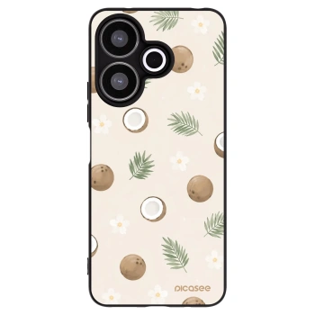 Picasee crna silikonska maskica za Xiaomi Redmi 13 4G - Coconut Breeze