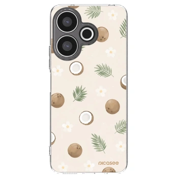 Picasee silikonska prozirna maskica za Xiaomi Redmi 13 4G - Coconut Breeze