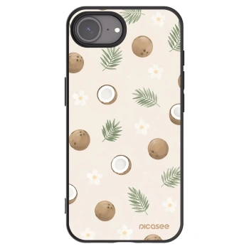 Picasee crna silikonska maskica za Apple iPhone 16e - Coconut Breeze