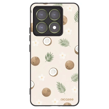 Picasee crna silikonska maskica za Xiaomi 14T - Coconut Breeze