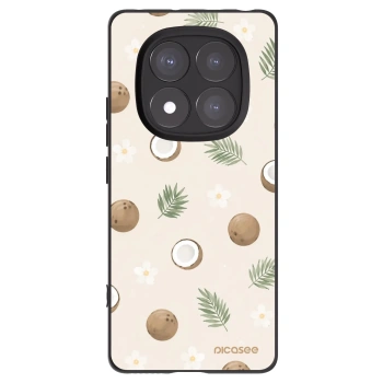 Picasee crna silikonska maskica za Xiaomi Redmi Note 14 Pro+ 5G - Coconut Breeze