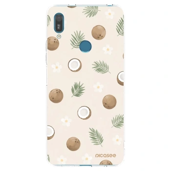 Picasee silikonska prozirna maskica za Huawei Y7 2019 - Coconut Breeze