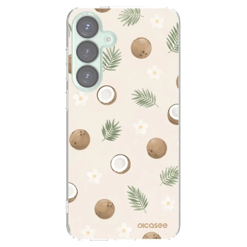 Picasee silikonska prozirna maskica za Samsung Galaxy S25+ 5G - Coconut Breeze
