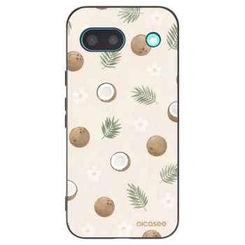 Picasee crna silikonska maskica za Google Pixel 8a - Coconut Breeze
