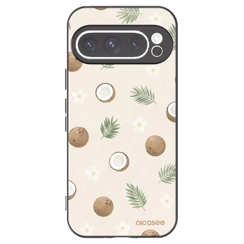 Picasee crna silikonska maskica za Google Pixel 9 Pro - Coconut Breeze