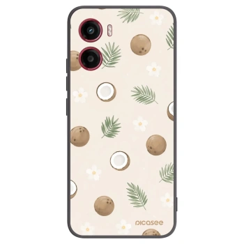 Picasee crna silikonska maskica za Motorola Moto G05 - Coconut Breeze