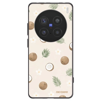 Picasee crna silikonska maskica za Vivo X200 Pro - Coconut Breeze
