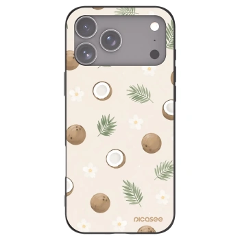 Picasee crna silikonska maskica za Apple iPhone 17 Pro Max - Coconut Breeze