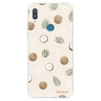 Picasee silikonska prozirna maskica za Huawei Y6 2019 - Coconut Breeze