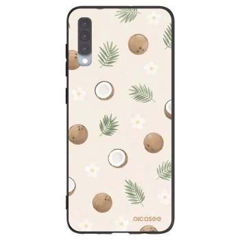 Picasee crna silikonska maskica za Samsung Galaxy A70 A705F - Coconut Breeze