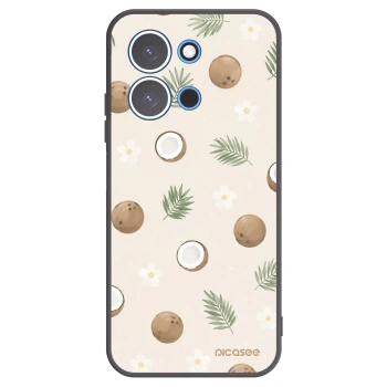 Picasee crna silikonska maskica za Xiaomi Redmi 15C 4G - Coconut Breeze