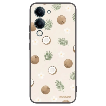 Picasee crna silikonska maskica za Vivo Y29s 5G - Coconut Breeze