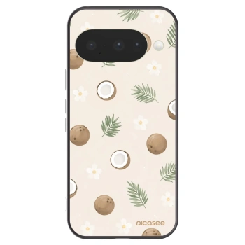 Picasee crna silikonska maskica za Google Pixel 10 - Coconut Breeze