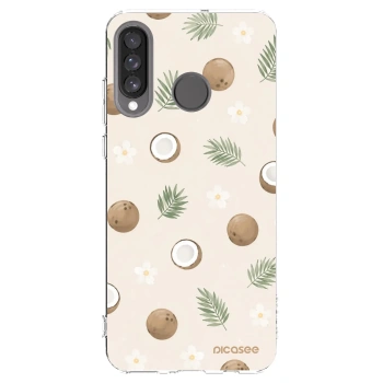 Picasee silikonska prozirna maskica za Huawei P30 Lite - Coconut Breeze