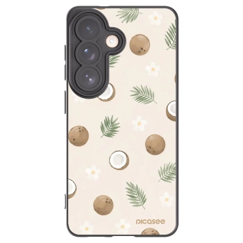 Picasee crna silikonska maskica za Samsung Galaxy S26 - Coconut Breeze