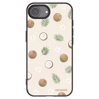 Picasee crna silikonska maskica za Apple iPhone 17e - Coconut Breeze