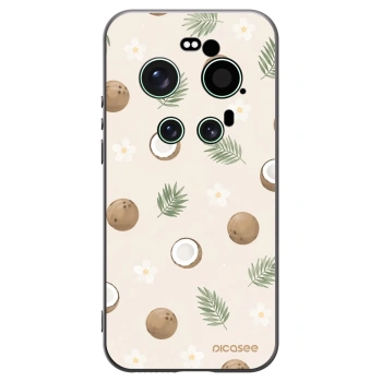 Picasee crna silikonska maskica za Xiaomi 17 Ultra - Coconut Breeze