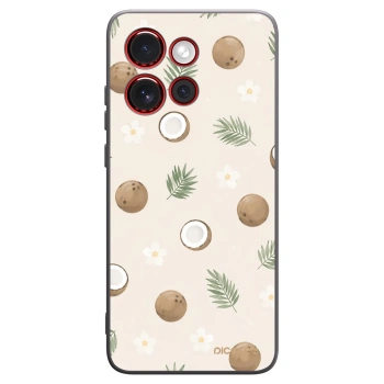 Picasee crna silikonska maskica za Motorola Edge 60 Neo 5G - Coconut Breeze