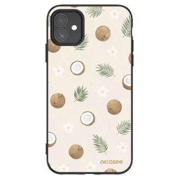 Picasee crna silikonska maskica za Apple iPhone 11 - Coconut Breeze