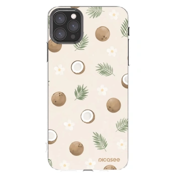 Picasee silikonska prozirna maskica za Apple iPhone 11 Pro Max - Coconut Breeze