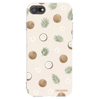 Picasee silikonska prozirna maskica za Apple iPhone 8 - Coconut Breeze