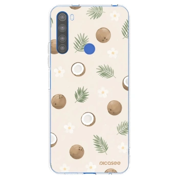 Picasee silikonska prozirna maskica za Xiaomi Redmi Note 8T - Coconut Breeze