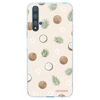Picasee silikonska prozirna maskica za Huawei Nova 5T - Coconut Breeze