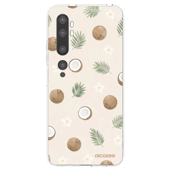 Picasee silikonska prozirna maskica za Xiaomi Mi Note 10 (Pro) - Coconut Breeze