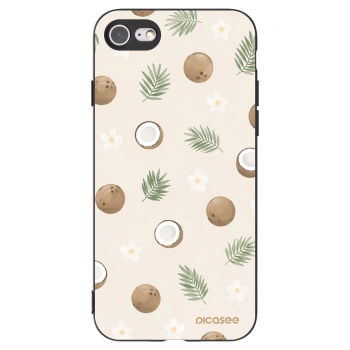 Picasee crna silikonska maskica za Apple iPhone SE 2020 - Coconut Breeze