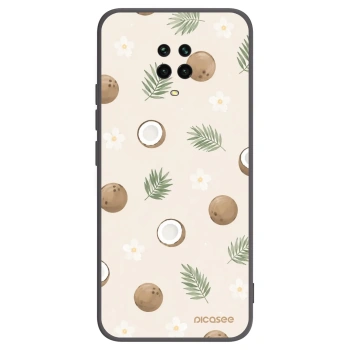Picasee crna silikonska maskica za Xiaomi Redmi Note 9 Pro - Coconut Breeze