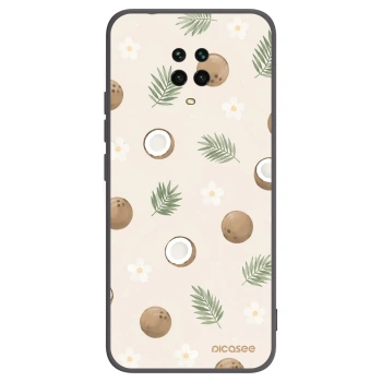 Picasee crna silikonska maskica za Xiaomi Redmi Note 9S - Coconut Breeze