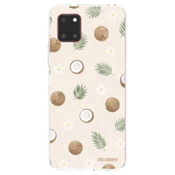 Picasee silikonska prozirna maskica za Samsung Galaxy Note 10 Lite N770F - Coconut Breeze