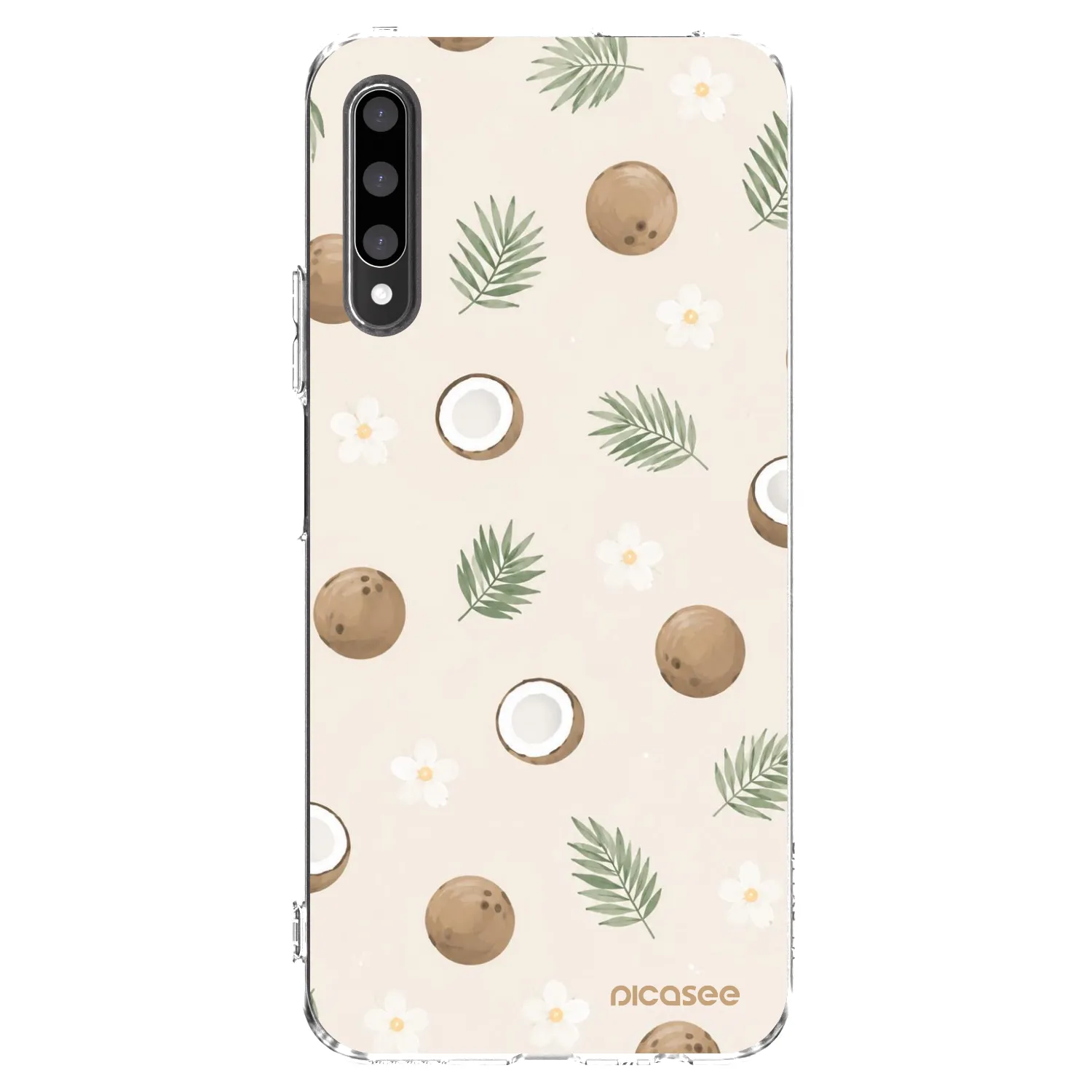 Picasee silikonska prozirna maskica za Honor 9X Pro - Coconut Breeze