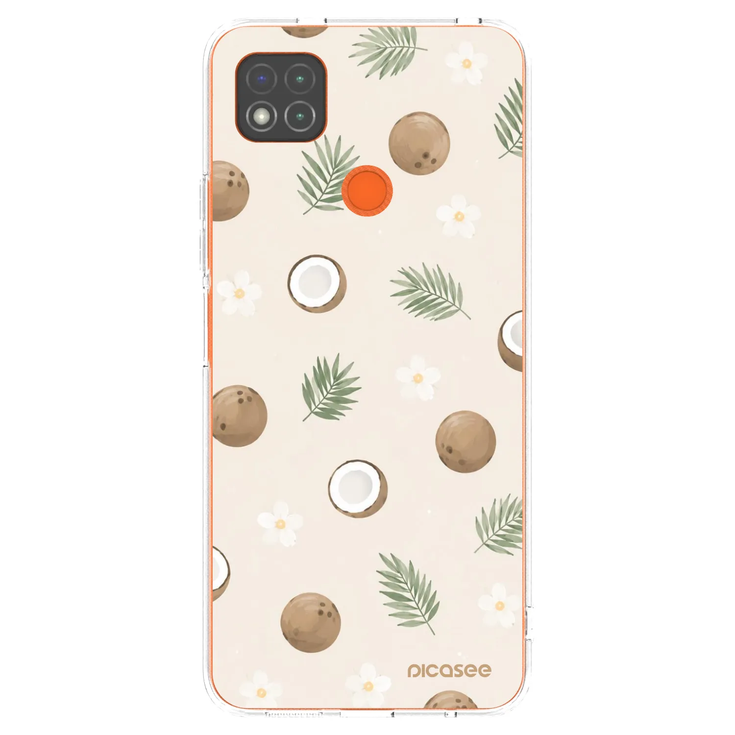 Picasee silikonska prozirna maskica za Xiaomi Redmi 9C - Coconut Breeze