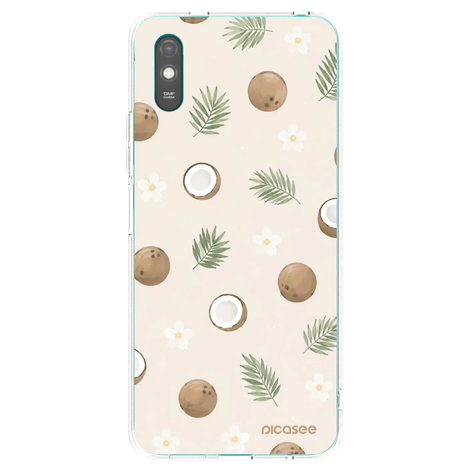 Picasee silikonska prozirna maskica za Xiaomi Redmi 9A - Coconut Breeze