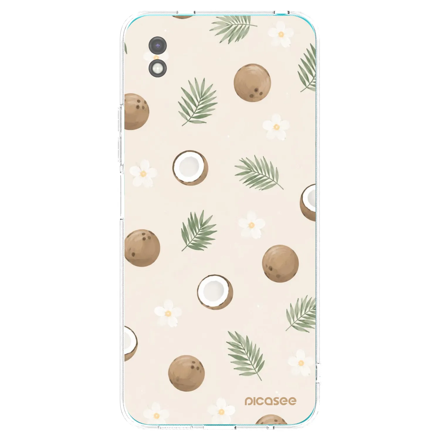 Picasee crna silikonska maskica za Xiaomi Redmi 9A - Coconut Breeze