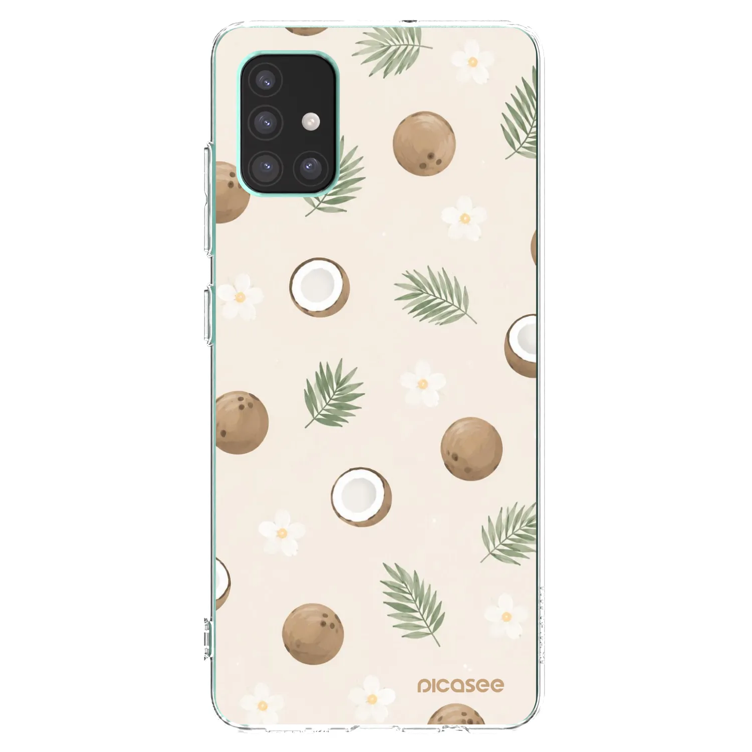 Picasee silikonska prozirna maskica za Samsung Galaxy M51 M515F - Coconut Breeze