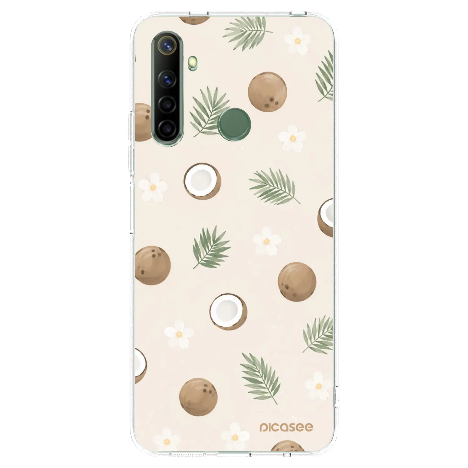 Picasee silikonska prozirna maskica za Realme 6i - Coconut Breeze
