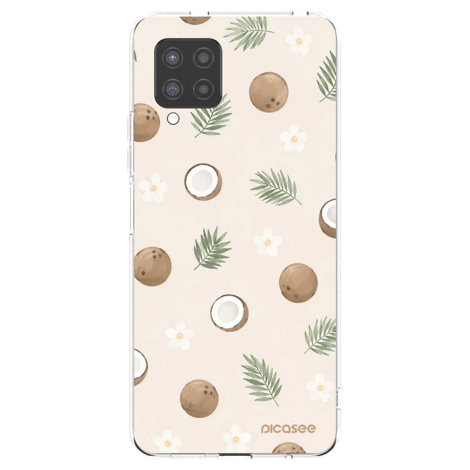 Picasee silikonska prozirna maskica za Samsung Galaxy A42 A426B - Coconut Breeze