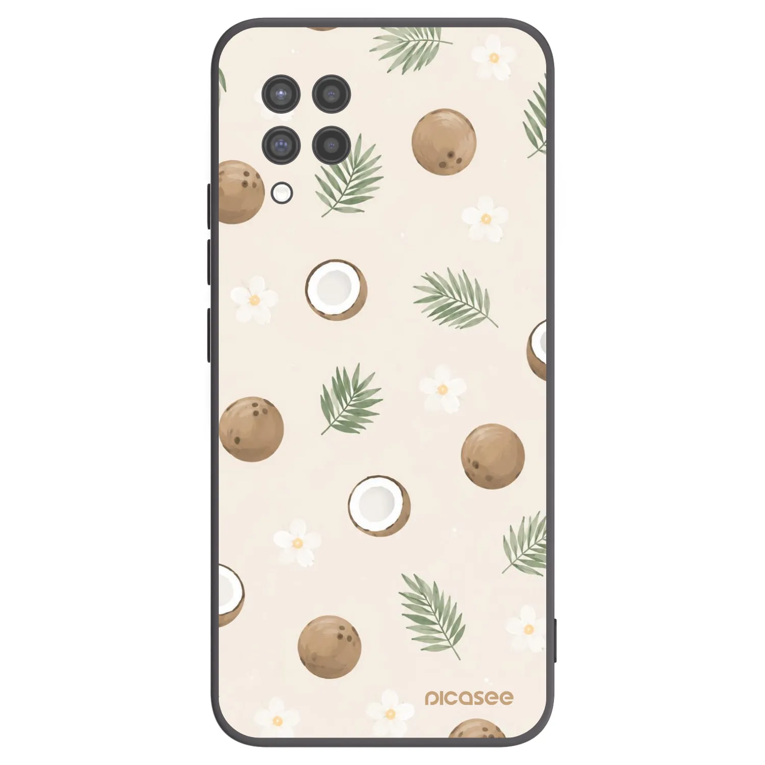 Picasee crna silikonska maskica za Samsung Galaxy A42 A426B - Coconut Breeze