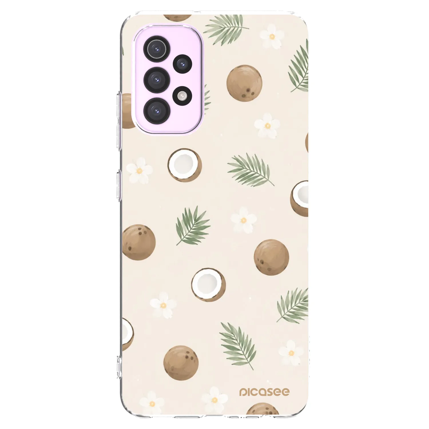 Picasee silikonska prozirna maskica za Samsung Galaxy A32 5G A326B - Coconut Breeze