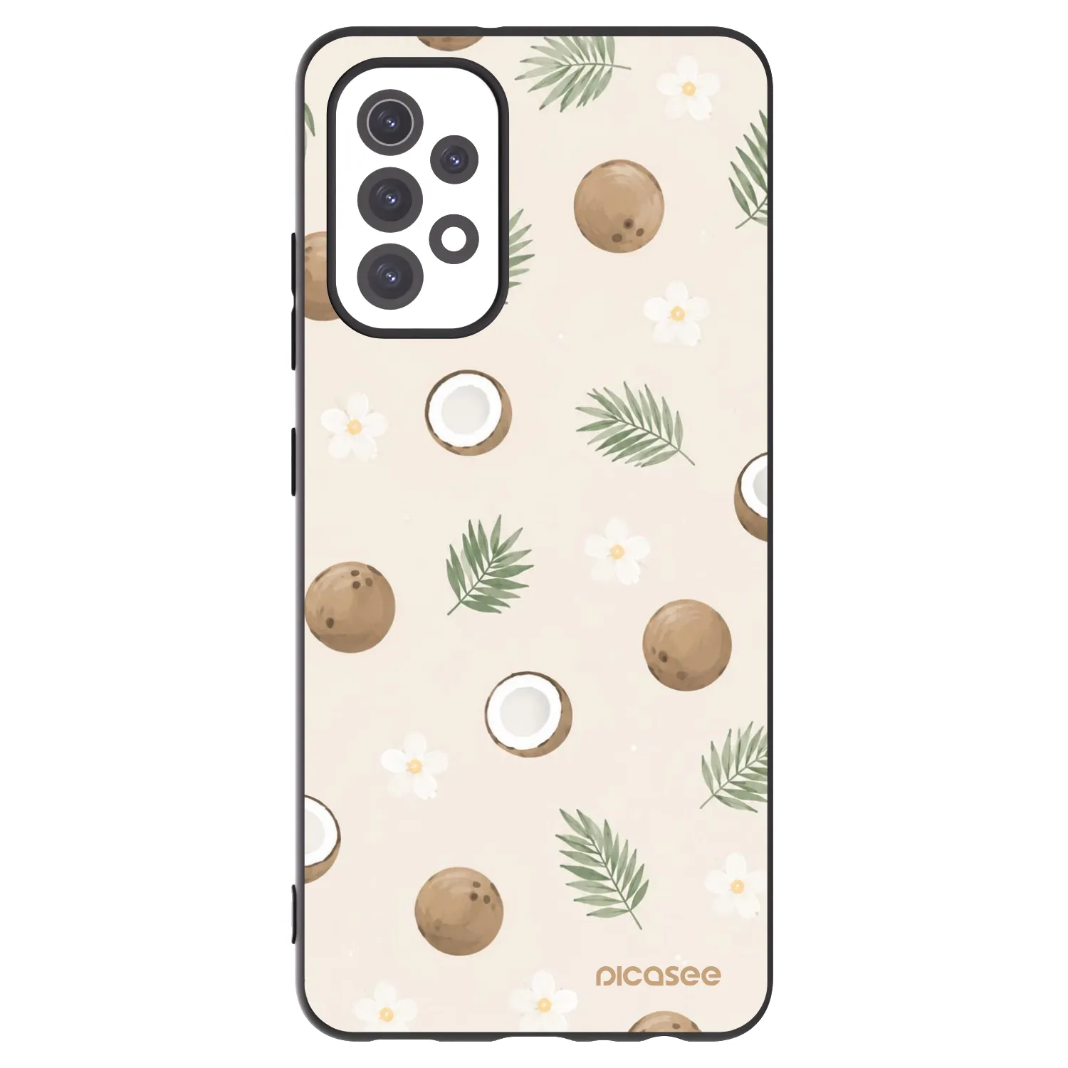 Picasee crna silikonska maskica za Samsung Galaxy A32 5G A326B - Coconut Breeze