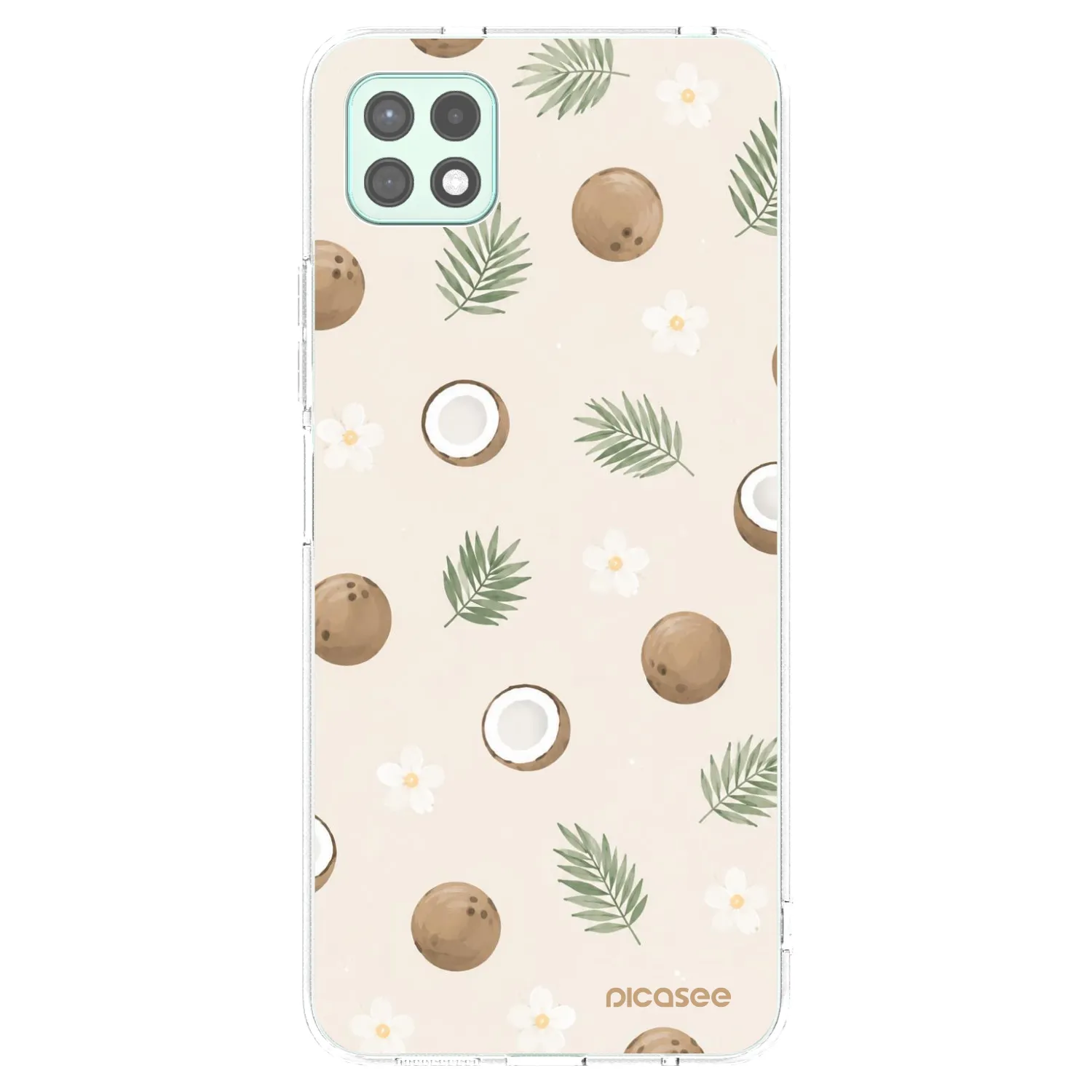 Picasee silikonska prozirna maskica za Samsung Galaxy A22 A226B 5G - Coconut Breeze