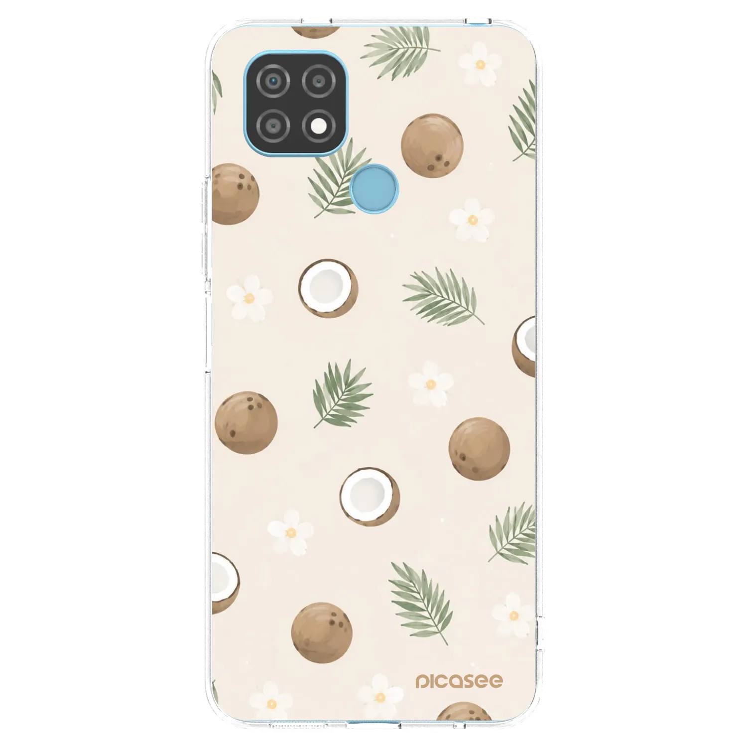 Picasee silikonska prozirna maskica za Realme C21 - Coconut Breeze